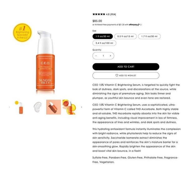 Sunday Riley CEO Tula Wrinkle Drops Kiehl's KORRES Velvet Goldfaden MD Samples - Picture 8 of 12